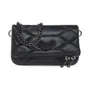 Zadig & Voltaire ‘Rock Nano’ quiltad axelväska Black, Dam