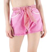 MC2 Saint Barth Dam Denim Patch Shorts Pink, Dam