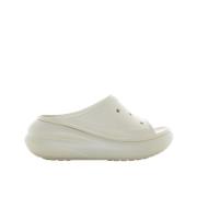 Crocs Dam Crush Slide Sandaler White, Dam