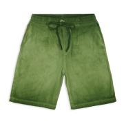 Gallo Gröna Bermuda Shorts i Bomullskanvas Green, Herr