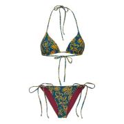 Gallo Sommar Bikini med Fruktmotiv Multicolor, Dam