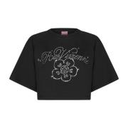 Kenzo Svarta T-shirts och Polos Black, Dam