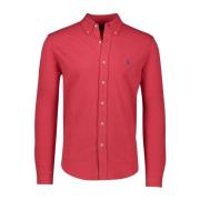 Ralph Lauren Röd casual skjorta med långa ärmar Red, Herr