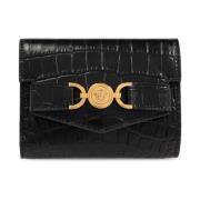 Versace Läder plånbok Black, Dam