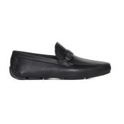 Salvatore Ferragamo Platta skor för kvinnor Black, Herr