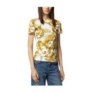 Versace Jeans Couture Modern Multifärgad T-shirt Multicolor, Dam