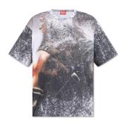 Diesel T-shirt `T-Boxt-Q21` Gray, Herr