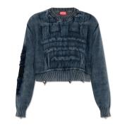 Diesel Sweater `M-Rotta` Blue, Dam