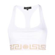 Versace Vit Bomull Jersey Underkläder White, Dam
