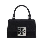 Tory Burch Dekorerad Mini Top-Handle Väska Black, Dam