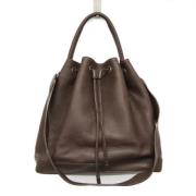 Louis Vuitton Vintage Pre-owned Laeder axelremsvskor Brown, Dam