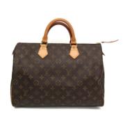 Louis Vuitton Vintage Pre-owned Canvas handvskor Brown, Dam