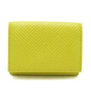 Bottega Veneta Vintage Pre-owned Laeder plnbcker Yellow, Dam