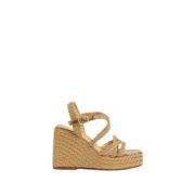 Castañer Stiliga Espadrillos för Kvinnor Yellow, Dam