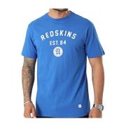 Redskins Tryckt Logotyp T-shirt - Blå Blue, Herr