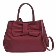 Prada Vintage Pre-owned Laeder axelremsvskor Red, Dam