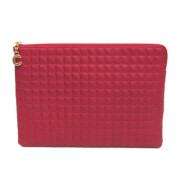 Celine Vintage Pre-owned Laeder kuvertvskor Red, Dam