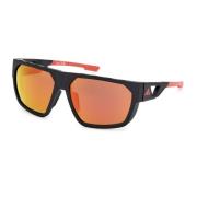 Adidas Matte Black Sunglasses Sp0101 Black, Unisex