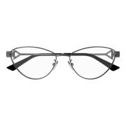 Bottega Veneta Ruthenium RX Cat-Eye Glasögon Gray, Dam