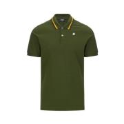 K-Way Stilig Polo Skjorta för Män Green, Herr
