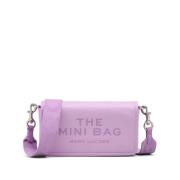 Marc Jacobs Mini Väska Lila Läder Magnetisk Stängning Purple, Dam
