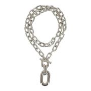 Paco Rabanne Link Hänge Halsband Gray, Dam