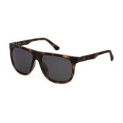 Police Stylish Sunglasses in Shiny Havana/Brown Brown, Unisex