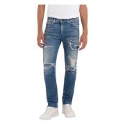 Replay Tapered Jeans Vår/Sommar Kollektion Blue, Herr