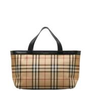 Burberry Vintage Pre-owned Canvas handvskor Multicolor, Dam