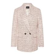 Bruuns Bazaar Kristallrosa Oversize Blazer Pink, Dam