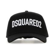 Dsquared2 Svart Baseballkeps Black, Dam