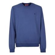 Gallo Blå Crew-Neck Sweatshirt med Tupp Brodyr Blue, Unisex