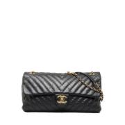 Chanel Vintage Pre-owned Laeder chanel-vskor Black, Dam