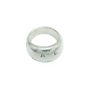 Chanel Vintage Pre-owned Silver ringar Gray, Dam
