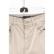 Armani Pre-owned Pre-owned Bomull jeans Beige, Dam