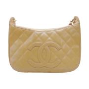 Chanel Vintage Pre-owned Laeder chanel-vskor Beige, Dam