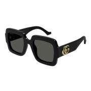 Gucci Fyrkantiga solglasögon - Urban Trendsetter Black, Unisex