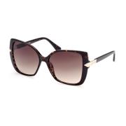 Guess Stiliga solglasögon med gradientbrun lins Brown, Dam