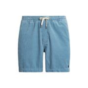 Polo Ralph Lauren Corduroy Shorts med Logo Broderi Blue, Herr