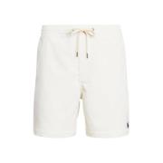 Polo Ralph Lauren Corduroy Shorts med Logo Broderi White, Herr