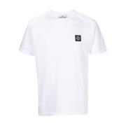Stone Island Vita T-shirts & Polos Ss24 White, Herr