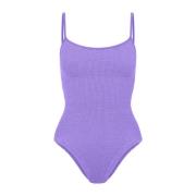 Hunza G Busig Spaghetti-Strap Baddräkt Purple, Dam