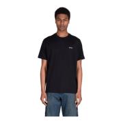 A.p.c. Bomull T-Shirts Black, Herr