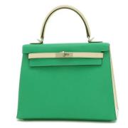 Hermès Vintage Pre-owned Laeder handvskor Green, Dam