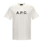 A.p.c. James T-Shirt White, Herr