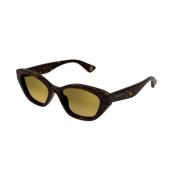 Gucci Havana Gold Solglasögon Gg1638S 002 Brown, Dam