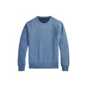 Polo Ralph Lauren Honungskaka Stickad Rund Hals Tröja Blue, Herr