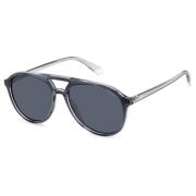 Polaroid Grey Blue Sunglasses Gray, Unisex