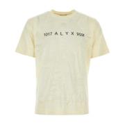 1017 Alyx 9SM Kräm Bomull T-shirt Yellow, Herr