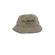 Balmain Pre-owned Pre-owned Bomull hattar-och-kepsar Green, Dam